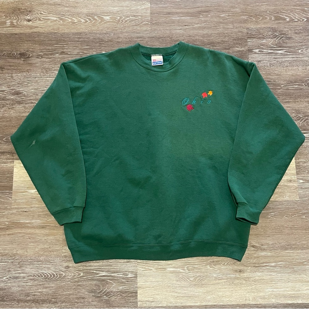 Hanes Forest Green Ohio Sweatshirt